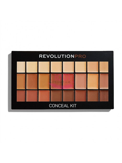 Makeup revolution pro conceal kit paleta corectoare medium / dark 1 - 1001cosmetice.ro