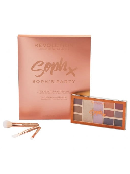 Seturi cadou dama | Makeup revolution soph x party kit de makeup set | 1001cosmetice.ro