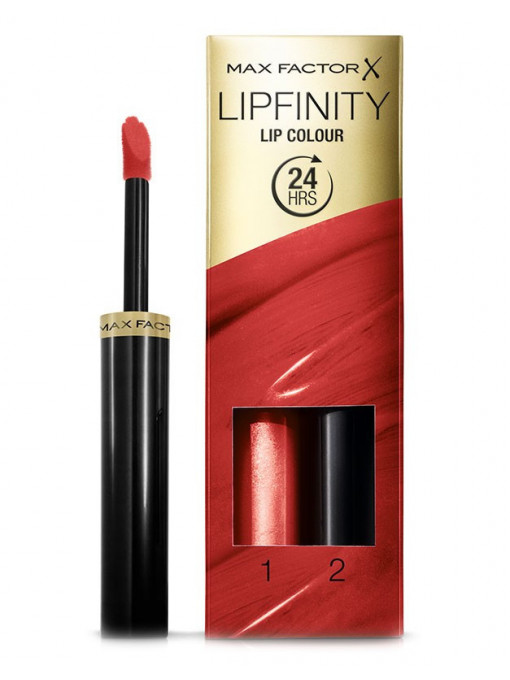 Max factor lipfinity lip colour ruj de buze rezistent 24h hot 120 1 - 1001cosmetice.ro