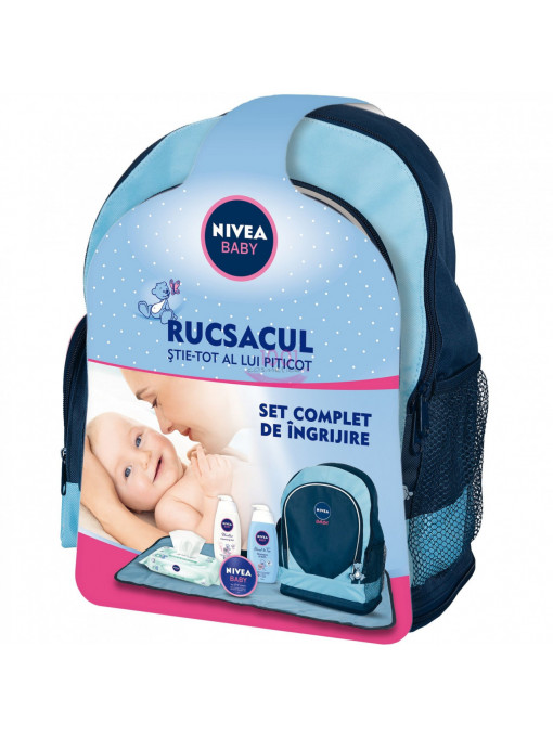 Nivea baby rucsac produse igiena pentru bebelusul tau 1 - 1001cosmetice.ro