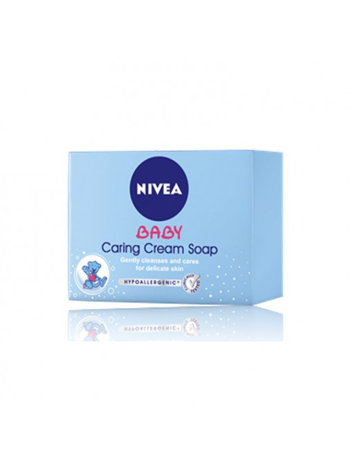 Nivea trenderly caring cream soap sapun pentru bebelusi 1 - 1001cosmetice.ro