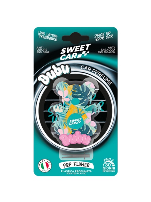 Produse cosmetice online - 1001cosmetice.ro | Odorizant auto bubu – pop flower, sweet car 18 g | 1001cosmetice.ro