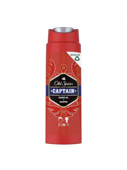 Corp, old spice | Old spice captain 2in1 gel de dus + sapun | 1001cosmetice.ro