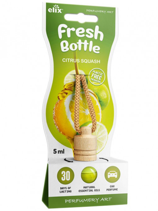 Auto | Parfum auto fresh bottle citrus squash elix 5 ml | 1001cosmetice.ro