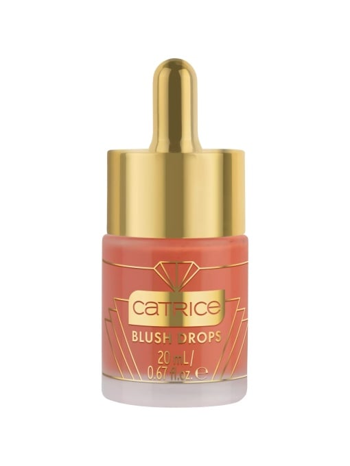 Make-up, catrice | Picaturi de fard de obraz lichid festive treasures blush drops c02 - gingercrush catrice | 1001cosmetice.ro