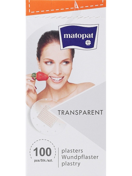 Accesorii baie | Plasturi transparent, bella matopat, 100 bucati | 1001cosmetice.ro