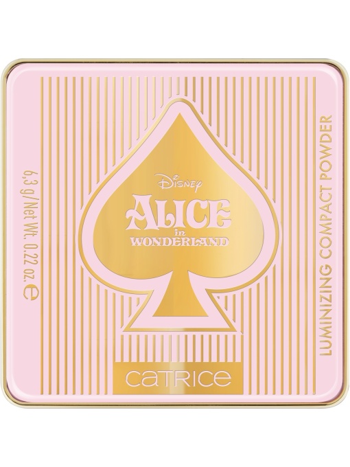 Pudra | Pudra compacta iluminatoare, disney alice in wonderland, catrice, 6.3 g | 1001cosmetice.ro