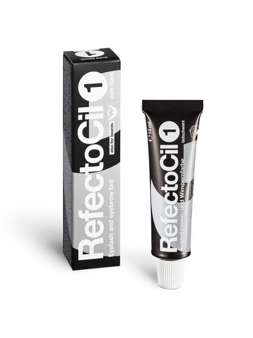 Make-up, refectocil | Refectocil vopsea de sprancene si sprancene pure black 1 | 1001cosmetice.ro