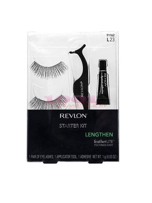 Make-up, revlon | Revlon lengthen gene false tip banda l23 + aplicator + adeziv starter kit | 1001cosmetice.ro