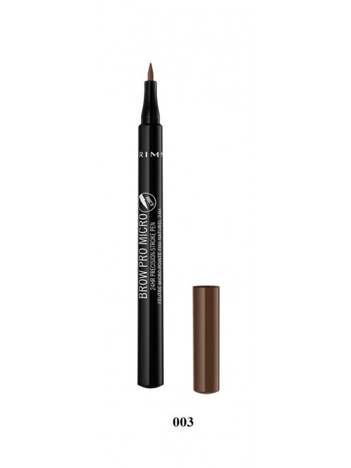 Make-up, rimmel london | Rimmel london brow pro micro 24h tus pentru sprancene soft brown 003 | 1001cosmetice.ro