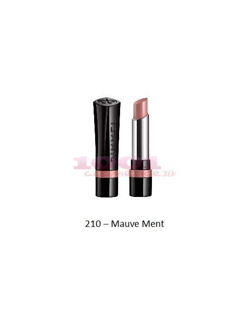 Rimmel london the only lipstick ruj de buze mauve ment 210 1 - 1001cosmetice.ro