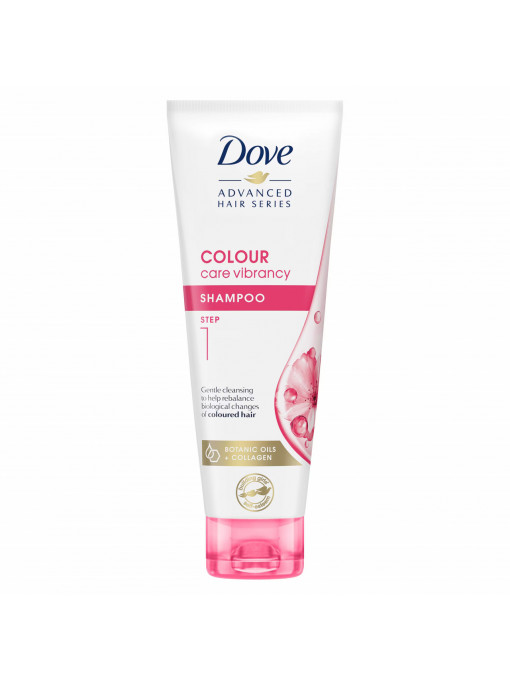 Dove | Sampon pentru par vopsit advanced hair series colour care vibrancy, dove, 250 ml | 1001cosmetice.ro