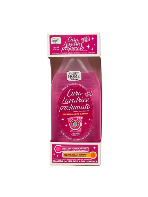 Solutie Parfumata pentru Curatarea Masinii de Spalat Rufe - Floral, Sweet Home, 250 ml