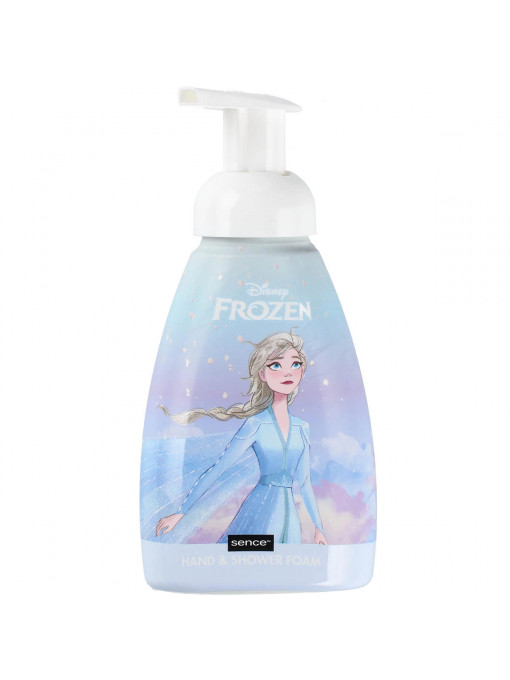 Spuma pentru maini si dus pentru copii, Elsa Frozen Disney, Sence, 300 ml