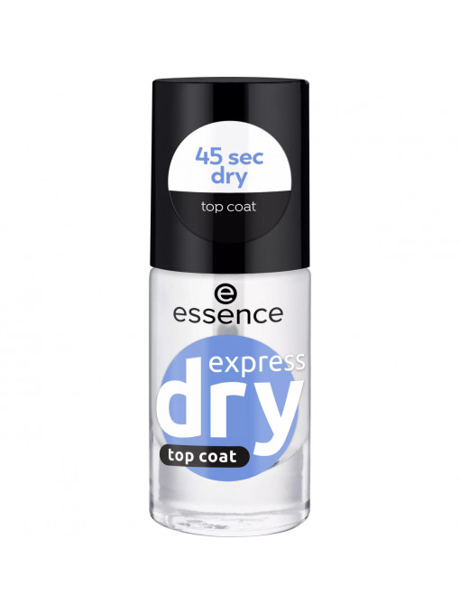 Top Coat Express Dry, Uscare Rapida și Protectie Superioara, Essence, 8 ml