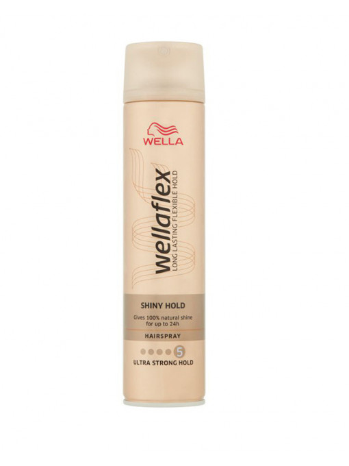 Wellaflex shinny hold control fixativ spray pentru par 5 1 - 1001cosmetice.ro