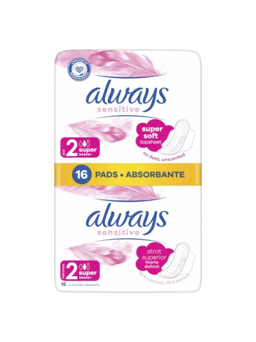 Promotii | Absorbante always sensitive super soft, super 2, pachet 16 bucati | 1001cosmetice.ro