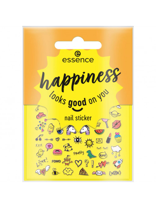 Abțibilduri pentru unghii, Happiness looks good on you, Essence