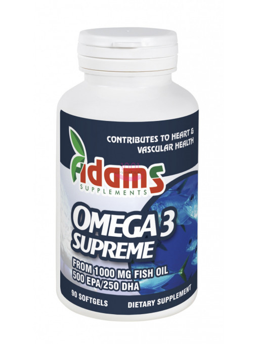 Adams omega 3 supreme 500epa/250dha 90 capsule 1 - 1001cosmetice.ro