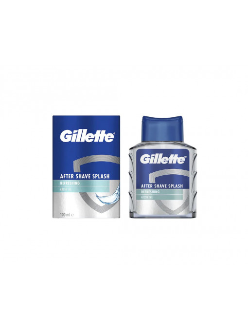 After shave, gillette | After shave splash refreshing arctic ice lotiune dupa ras, gillette, 100 ml | 1001cosmetice.ro