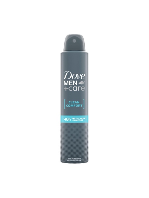 Spray &amp; stick barbati | Antiperspirant deodorant spray clean comfort 48h, dove men, 200 ml | 1001cosmetice.ro