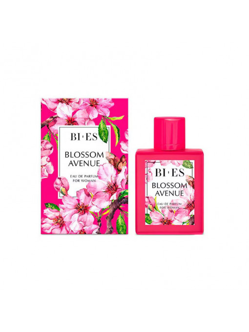 Apa de parfum pentru femei blossom avenue bi-es, 100 ml 1 - 1001cosmetice.ro