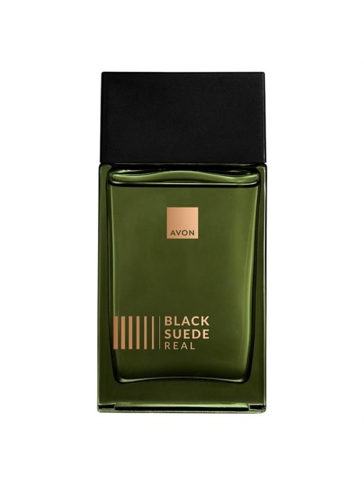 Apa de toaleta pentru barbati Black Suede Real Avon, 100 ml