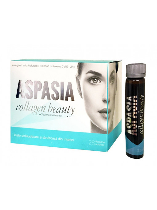 Silueta &amp; fitness | Aspasia collagen beauty supliment alimentar 28 flacoane | 1001cosmetice.ro