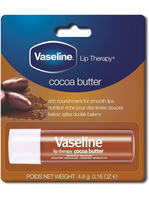 Balsam de buze Vaseline Cocoa Butter Lip Care, 4,8 g