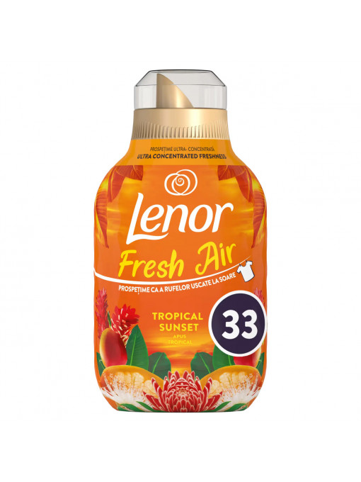 Balsam de rufe Lenor Fresh Air Tropical Sunset, 462 ml, 33 spalari