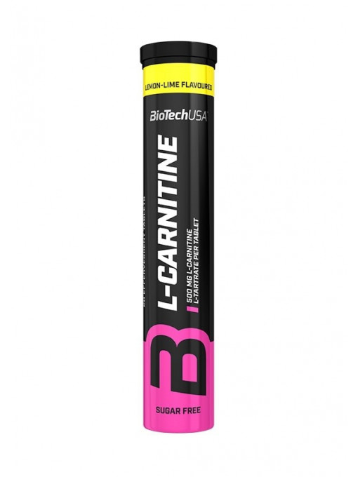 Biotech usa l-carnitine effervescent l-carnitina efervescenta 20 tablete cu lamaie 1 - 1001cosmetice.ro