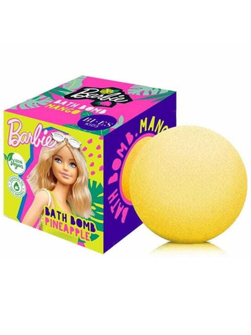 Corp, bi es | Bomba de baie cu ananas 100% vegan barbie bi-es, 165 g | 1001cosmetice.ro