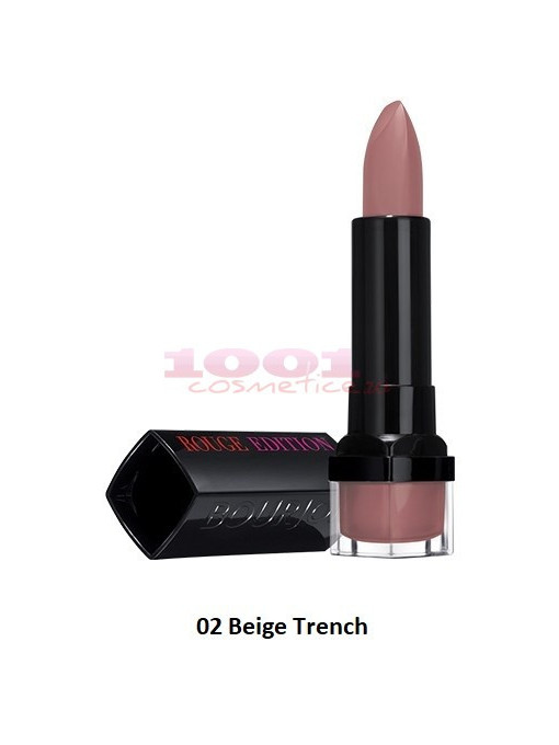 Bourjois rouge edition 10h lipstick beige trench 02 1 - 1001cosmetice.ro