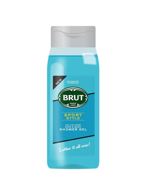 Brut | Brut sport style all in one hair & body gel de dus | 1001cosmetice.ro