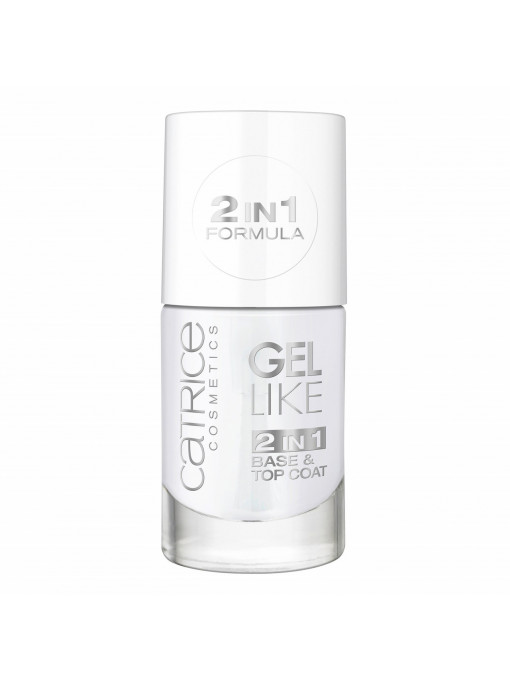 Catrice like 2 in 1 base & top coat 1 - 1001cosmetice.ro