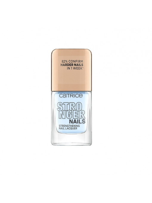 Catrice stronger nails strengthening lac intaritor pentru unghii mighty blue 11 1 - 1001cosmetice.ro