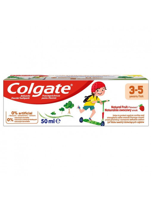 Colgate natural fruit pasta de dinti pentru copii 3-5 ani 1 - 1001cosmetice.ro