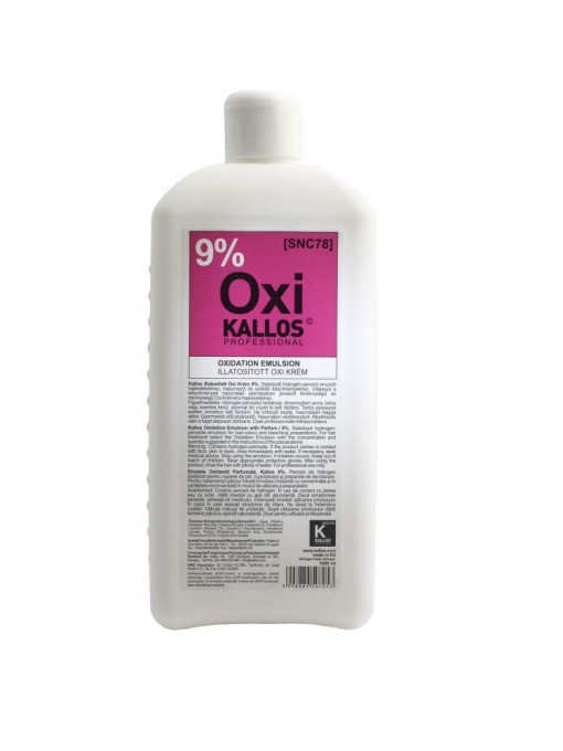Crema Oxidanta 9% KJMN 1000 ml Kallos