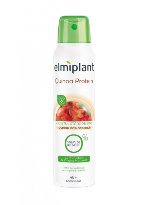 Elmiplant | Deodorant spray antiperspirant 48h elmiplant quinoa elmiplant | 1001cosmetice.ro