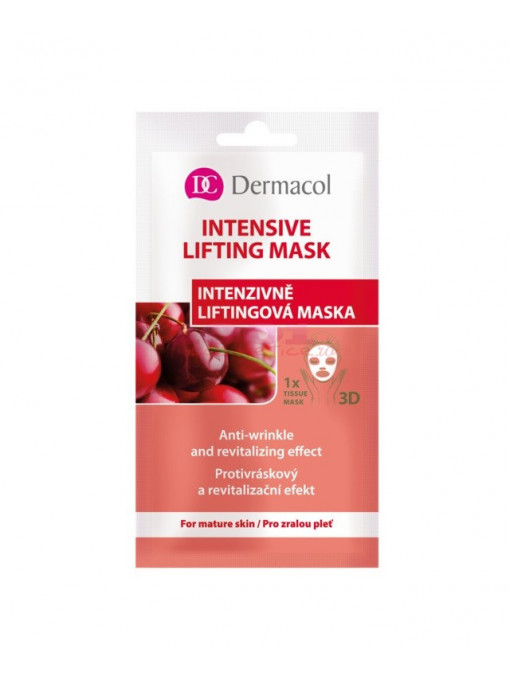 Gel &amp; masca de curatare, dermacol | Dermacol intensive lifting mask masca antirid revitalizanta pentru ten matur | 1001cosmetice.ro