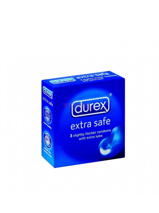 Igiena intima, durex | Durex extra safe set 3 prezervative | 1001cosmetice.ro