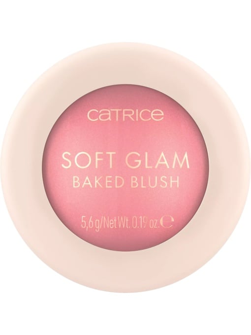 Fard de obraz cu efect satinat Soft Glam Baked Blush Midnight Berry 040 Catrice