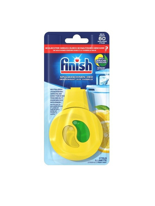 Curatenie | Finish freshener lemon odorizant pentru masina de spalat vase | 1001cosmetice.ro