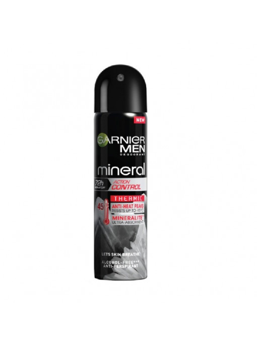Parfumuri barbati, garnier | Garnier men mineral action control deodorant antiperspirant 72 h | 1001cosmetice.ro