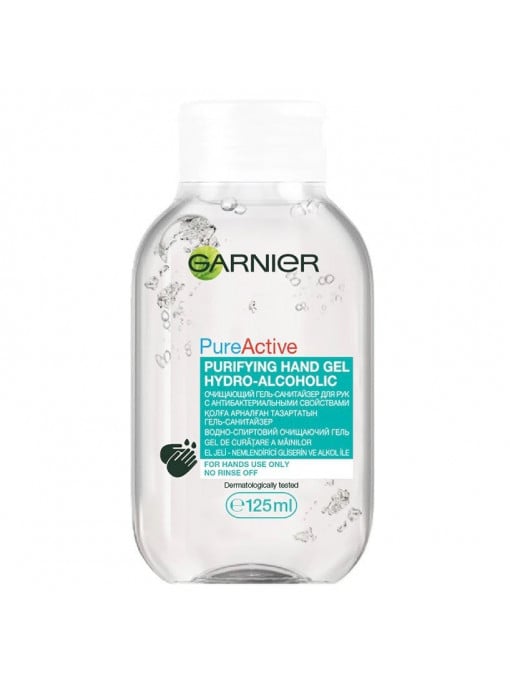 Curatenie, garnier | Garnier pure active puryfiant hydro-alchoholic gel pentru maini | 1001cosmetice.ro