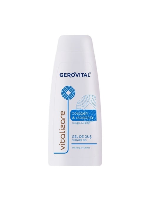 Gel de dus | Gel de dus cu colagen si elastina, vitalizare, gerovital, 400 ml | 1001cosmetice.ro