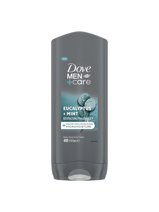 Promotii | Gel de dus, eucalyptus + mint, dove men, 400 ml | 1001cosmetice.ro