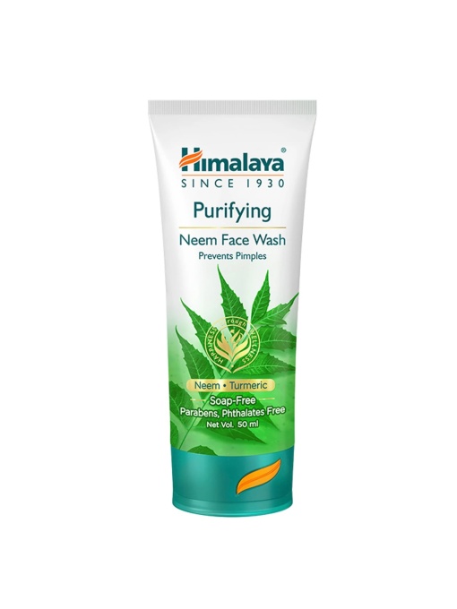 Gel & masca de curatare | Gel purificator pentru fata cu neem si turmeric himalaya, 100 ml | 1001cosmetice.ro