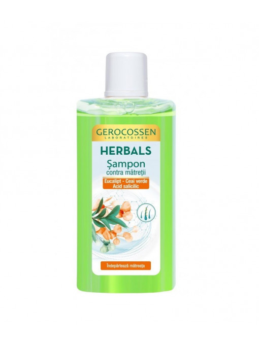 Sampon &amp; balsam | Gerocossen herbals sampon contra matretii cu eucalipt ceai verde si acid salicilic | 1001cosmetice.ro