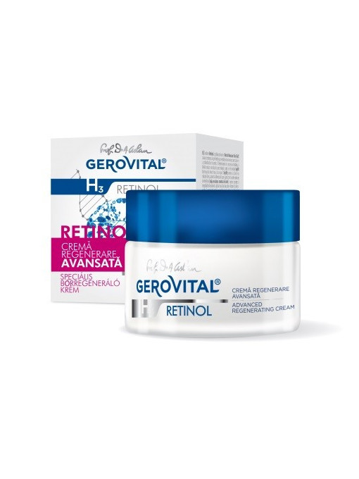 Gerovital h3 retinol crema regenerare avansata 1 - 1001cosmetice.ro